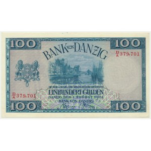 Danzig, 100 guldenů 1931 - D/A -