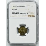 2 pennies 1923 - NGC MS63