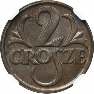 2 pennies 1927 - NGC MS65 BN