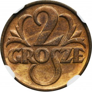 2 grosze 1935 - NGC MS65 RB