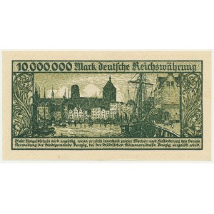 Danzig, 10 milion Mark 1923 - A -