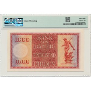 Gdaňsk, 1 000 guldenů 1924 - PMG 63
