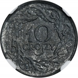 Štátna správa, 10 halierov 1923 - NGC MS64