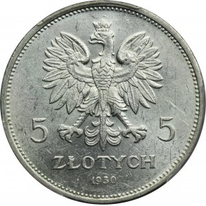 Sztandar, 5 złotych 1930 - PCGS MS62