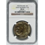 Piłsudski, 10 zlotých 1934 - NGC MS62 - vzácné