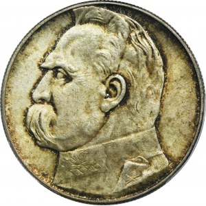 Piłsudski, 10 złotych 1939 - PCGS MS64