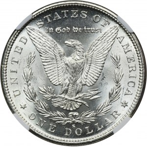 USA, 1 dolar San Francisco 1880 S - Morgan - NGC MS64