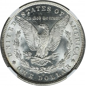 USA, 1 dolar New Orleans 1882 O - Morgan - NGC MS63