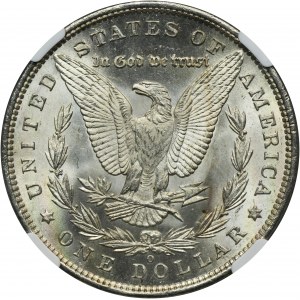 USA, 1 dolar New Orleans 1885 O - Morgan - NGC MS64+