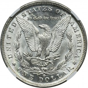 USA, 1 dolar New Orleans 1884 O - Morgan - NGC MS64