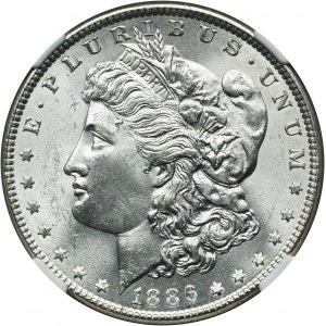 USA, 1 dolár Philadelphia 1886 - Morgan - NGC MS64