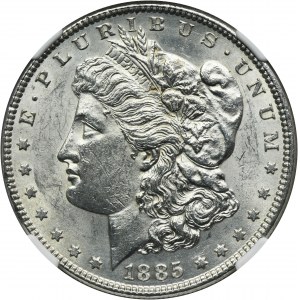 USA, 1 Dollar Philadelphia 1885 - Morgan - NGC MS60