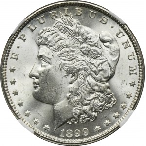 USA, 1 dolar Philadelphia 1899 - Morgan - NGC MS63