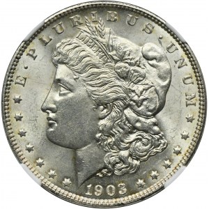 USA, 1 dolár Philadelphia 1903 - Morgan - NGC MS63