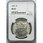 USA, 1 Dollar Philadelphia 1903 - Morgan - NGC MS63