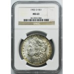 USA, 1 Dollar New Orlean 1902 O - Morgan - NGC MS63