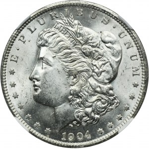 USA, 1 Dollar New Orleans 1904 O - Morgan - NGC MS63