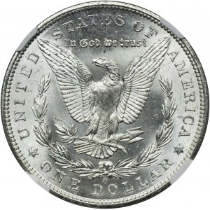 USA, 1 dolar New Orleans 1904 O - Morgan - NGC MS63