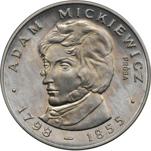 PRÓBA NIKIEL, 100 złotych 1978 Adam Mickiewicz