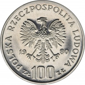 PRÓBA NIKIEL, 100 złotych 1980 Igrzyska XXII Olimpiady