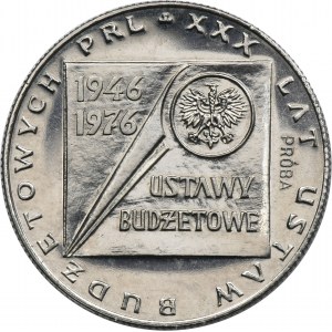 PRÓBA NIKIEL, 20 złotych 1976 XXX Lat Ustaw Budżetowych PRL