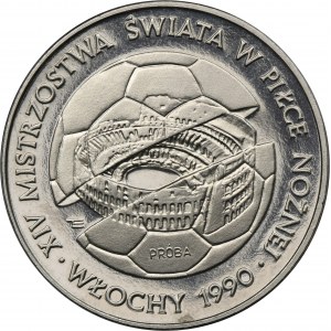 PRÓBA NIKIEL, 500 złotych 1988 XIV Mistrzostwa Świata w Piłce Nożnej - Włochy 1990