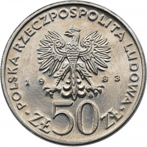 PRÓBA NIKIEL, 50 złotych 1983 Ignacy Łukasiewicz