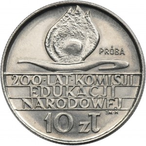 PRÓBA NIKIEL, 10 złotych 1973 200 lat Komisji Edukacji Narodowej