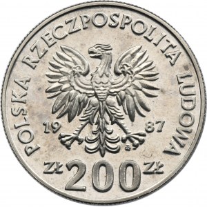 PRÓBA NIKIEL, 200 złotych 1987 Igrzyska XXIV Olimpiady