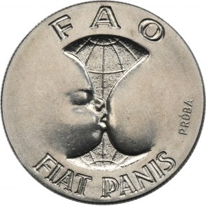 PRÓBA NIKIEL, 10 złotych 1971 FAO - Fiat Panis