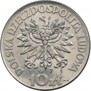 PRÓBA NIKIEL, 10 złotych 1971 FAO - Fiat Panis