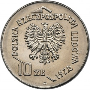 PRÓBA NIKIEL, 10 złotych 1972 50 Lat Portu w Gdyni