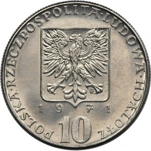 PRÓBA NIKIEL, 10 złotych 1971 FAO
