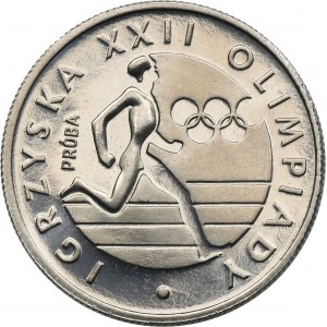 PRÓBA NIKIEL, 20 złotych 1980 Igrzyska XXII Olimpiady
