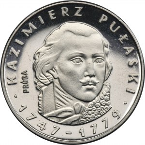 PRÓBA NIKIEL, 100 złotych 1976 Kazimierz Pułaski