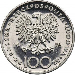 PRÓBA NIKIEL, 100 złotych 1976 Kazimierz Pułaski