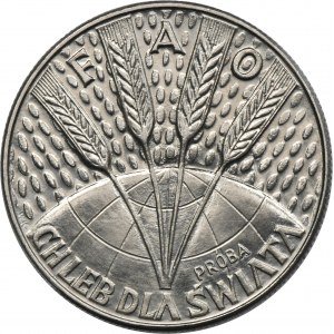 PRÓBA NIKIEL, 10 złotych 1971 FAO - Chleb Dla Świata