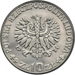 PRÓBA NIKIEL, 10 złotych 1971 FAO - Chleb Dla Świata