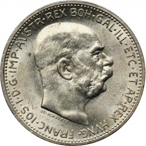 Austria, Franz Joseph I, 1 Corona Wien 1915