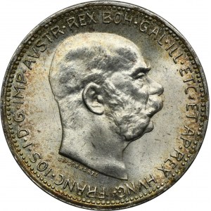 Rakúsko, František Jozef I., 1 koruna Viedeň 1916