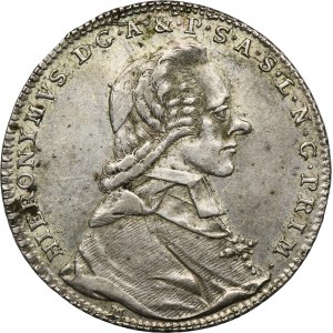Rakúsko, Salzburské arcibiskupstvo, Jerome von Colloredo, 20 Krajcars 1786