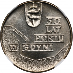 10 złotych 1972 50 Lat Portu w Gdyni - NGC MS68