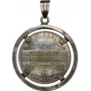 Německo, Württemberské království, Eberhard Ludwig, medaile zámku Ludwigsburg