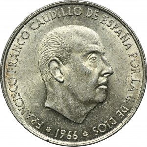 Spain, Francisco Franco, 100 Pesetas Madrid 1966