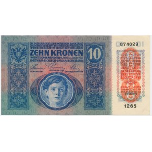 Rakousko, 10 korun 1915 (1919)