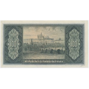 Československo, 100 korún (1945)