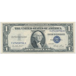 USA, Strieborný certifikát, $1 1935 - E - Priest &amp; Humphrey -