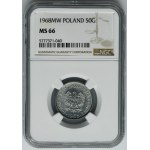 50 groszy 1968 - NGC MS66 - RZADKIE