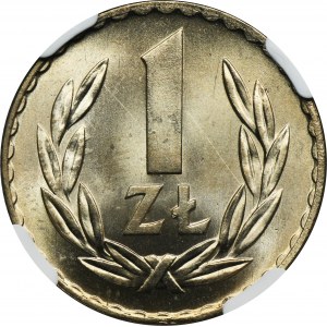 1 zlatý 1949 Miedzionikiel - NGC MS66