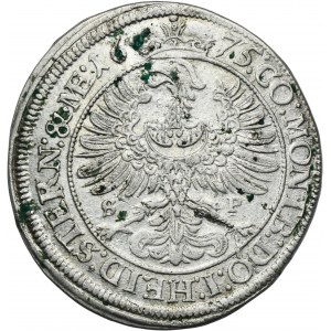 Slezsko, knížectví Olešnické, Sylvius Frederick, 15 Krajcarů Olešnice 1675 SP